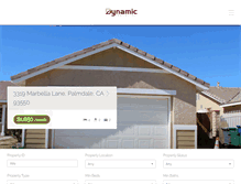 Tablet Screenshot of dynamicrealtyinc.com